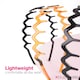 image 4 of Brushworks Zig Zag Headband 3-Pack - Shiny Black, Matte Black, Tortoise Shell | Black | Shiny Black, Matte Black, Tortoise Shell