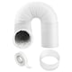 image 1 of SPARES2GO Vent Hose Extension Kit for DeLonghi Portable Air Conditioners Aluminium Insulated AC Pipe Duct (6m, 5" / 125mm)