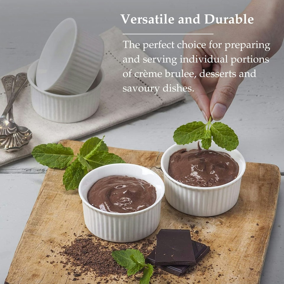 image 1 of Wm Bartleet & Sons Porcelain Ramekin Set (7.5cm), Set of 4 | Multi | 4