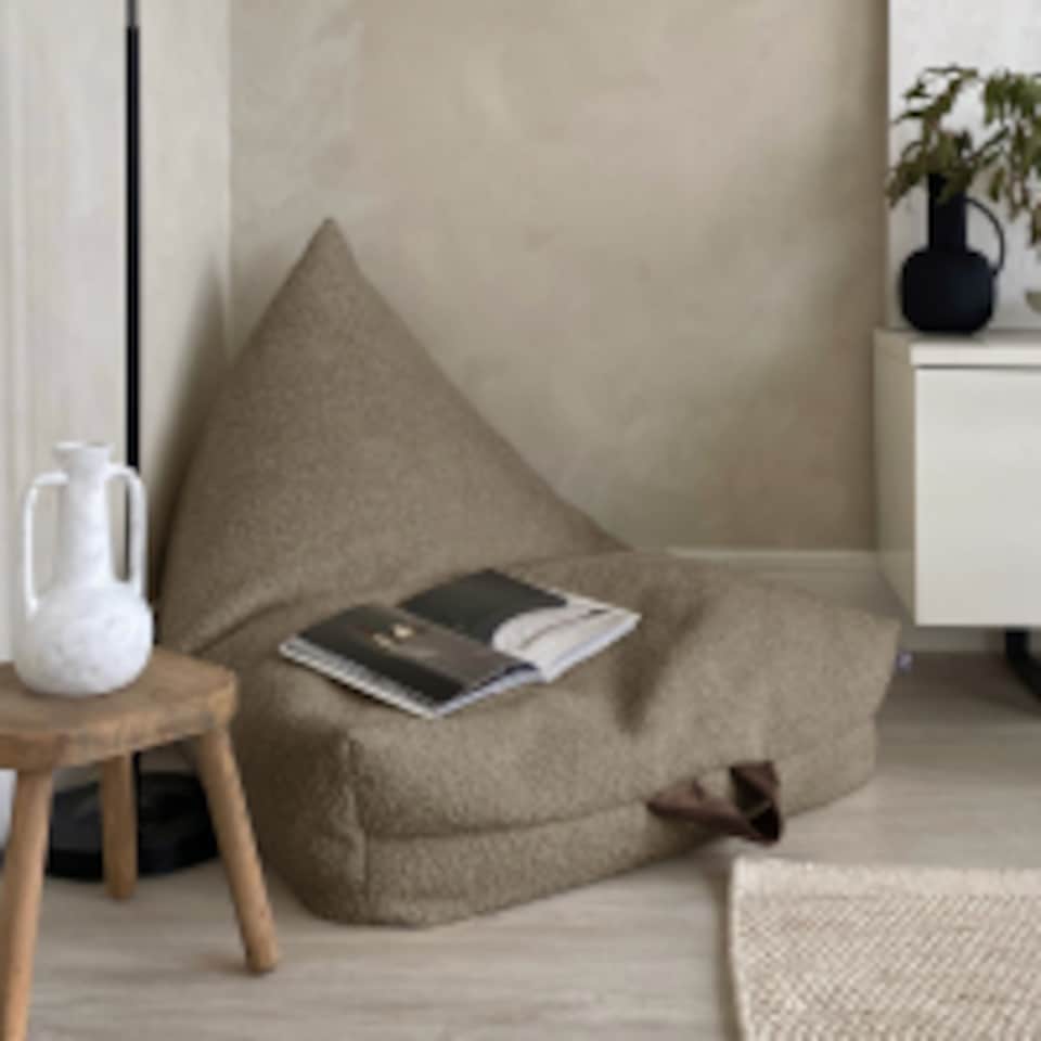 image 1 of rucomfy Indoor Large Bean Bag Lounger - Snug Humbug for Adults