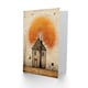 image 2 of Country House Autumn Trees Rural Thinking You Birthday Card