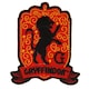 image 1 of Harry Potter Gryffindor Iron On Patch - Red/Black - One Size