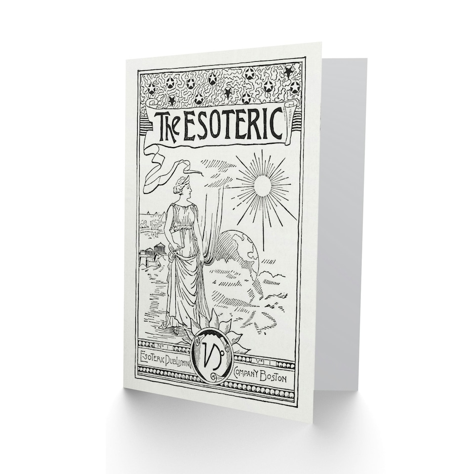image 1 of Hiram Erastus Butler Art Card The Esoteric Journal Cover