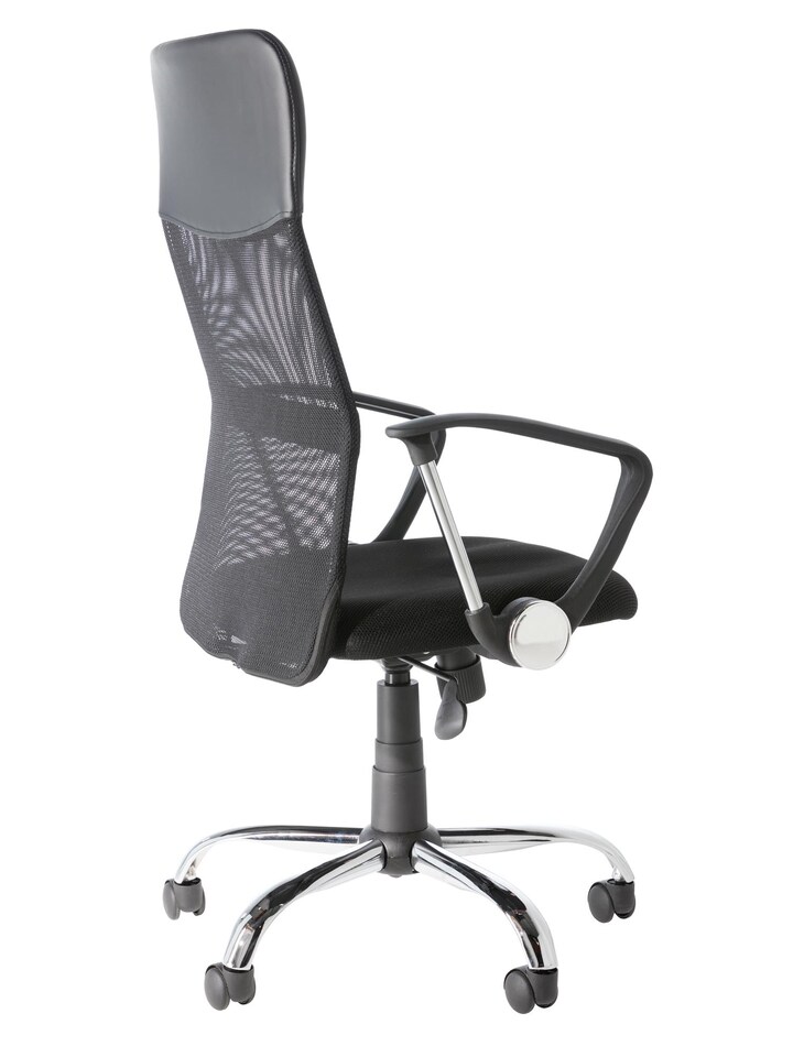 image 1 of Orlando Mesh Office Chair with Wheels in Black | Black | Black | One Size