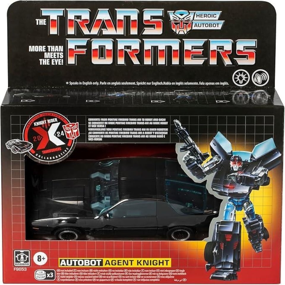 image 1 of Transformers Heroic Autobot Knight Rider Agent Knight Light and Sound Hasbro F9653