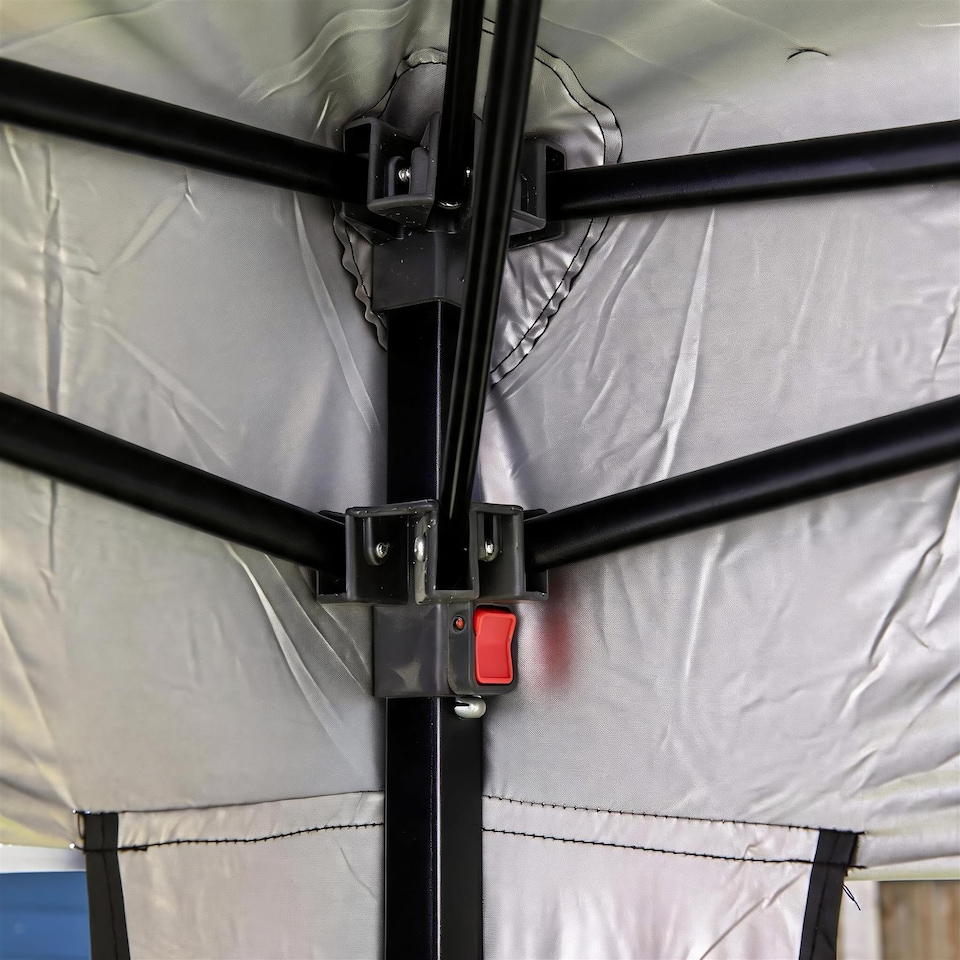 image 1 of Pop Up Gazebo 2m x 2m Outdoor Garden Marquee Tent Easy Up With Carry Bag
