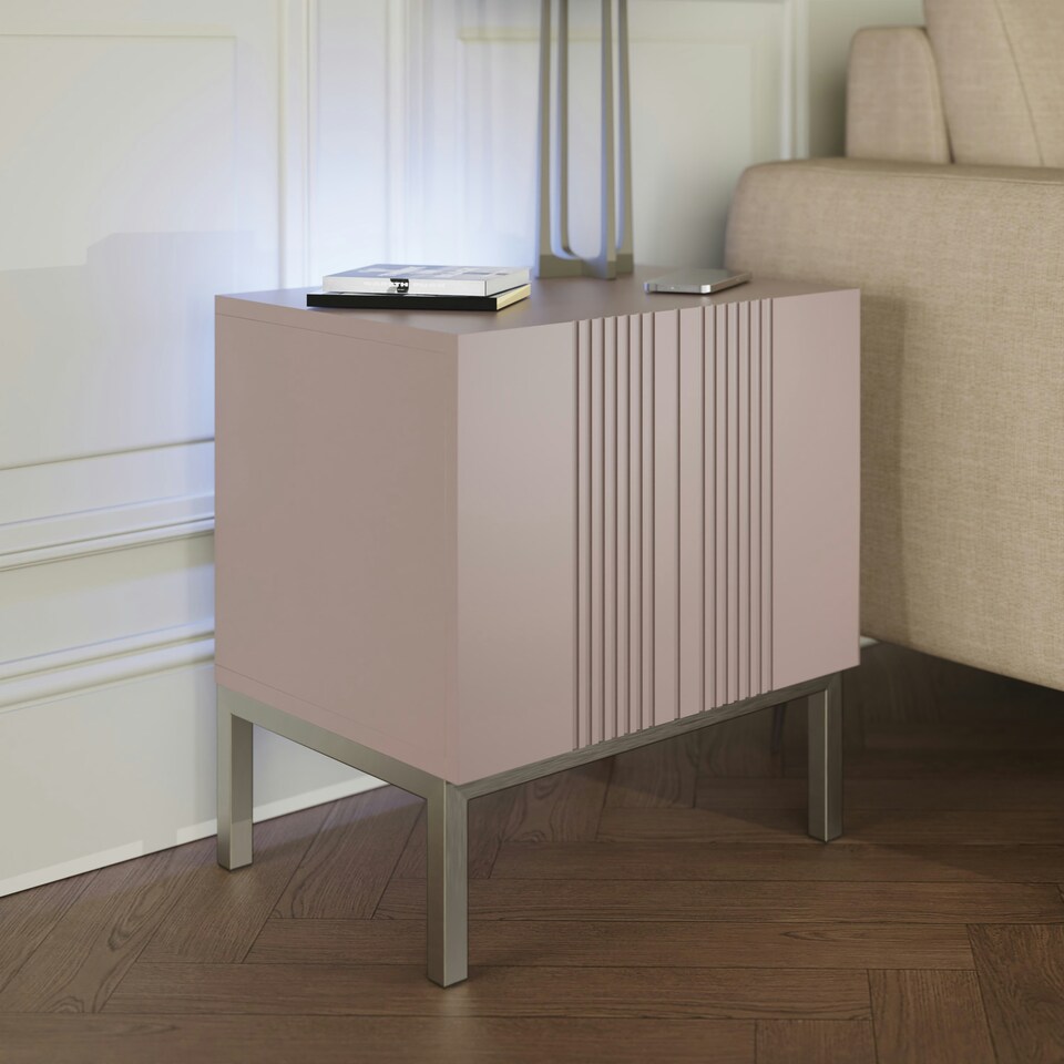 image 1 of Frank Olsen Iona Lamp / side table Pink | Mulberry