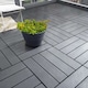 image 6 of Polydeck PVC Interlocking Decking Tiles - Grey | Grey | Pack of 1