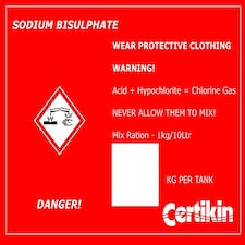 Certikin Sodium Bisulphate Label (LBL03)