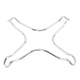 image 1 of SPARES2GO Universal Gas Hob Pan Support Moka Trivet Stand (Medium 165mm)