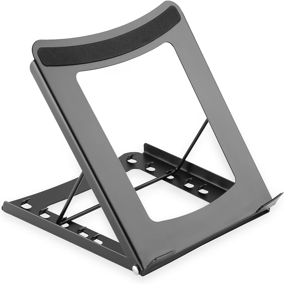 image 1 of DIGITUS Notebook stand - Adjustable in 5 positions - For 10-inch to 15-inch laptops - Robust steel - Black