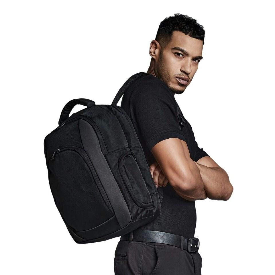 image 1 of Quadra Tungsten Laptop Backpack - Black/Dark Graphite - One Size