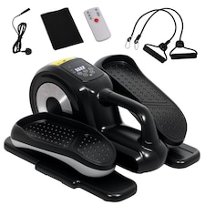 SPORTNOW Mini Elliptical Machine, Seated Pedal Exerciser w Remote Control