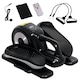 image 1 of SPORTNOW Mini Elliptical Machine, Seated Pedal Exerciser w Remote Control