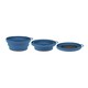 image 2 of Lifeventure Ellipse Silicone Collapsible Bowl - Navy Blue