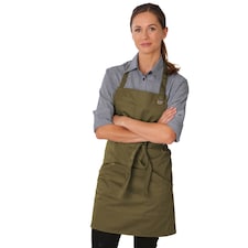 Dennys Unisex Adult Le Chef Full Apron - Olive - One Size