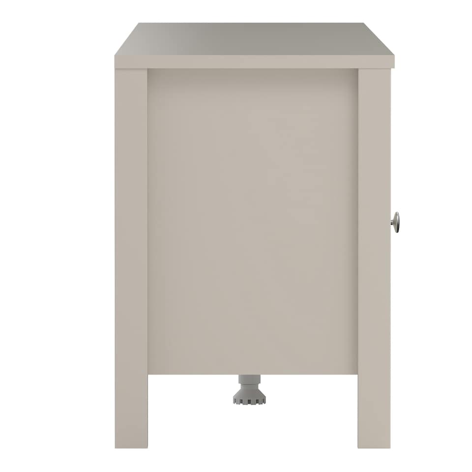 image 1 of Madrid TV Unit 3 Drawers in Cashmere Cream