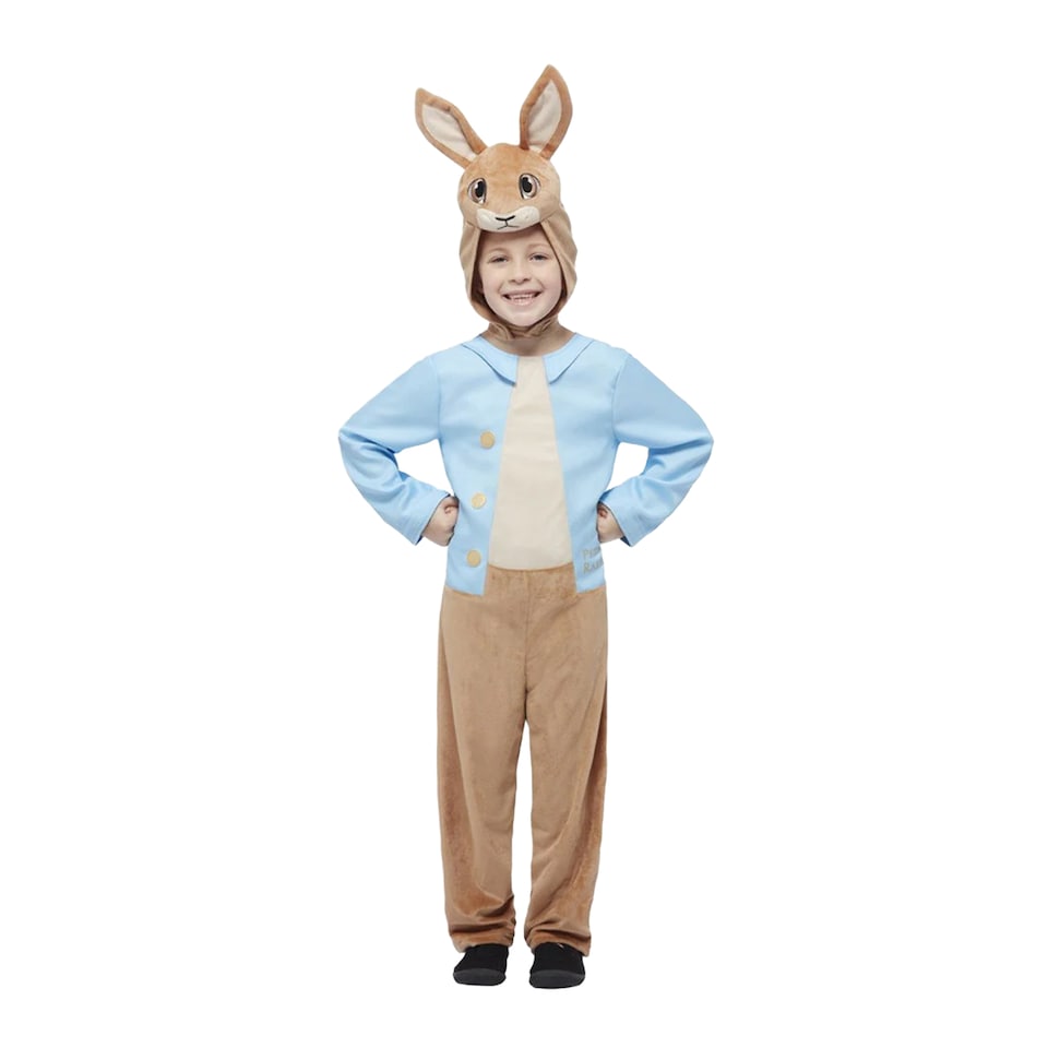 image 1 of Peter Rabbit Classic Costume | Brown | Brown/White/Blue | 1-2 years | 1
