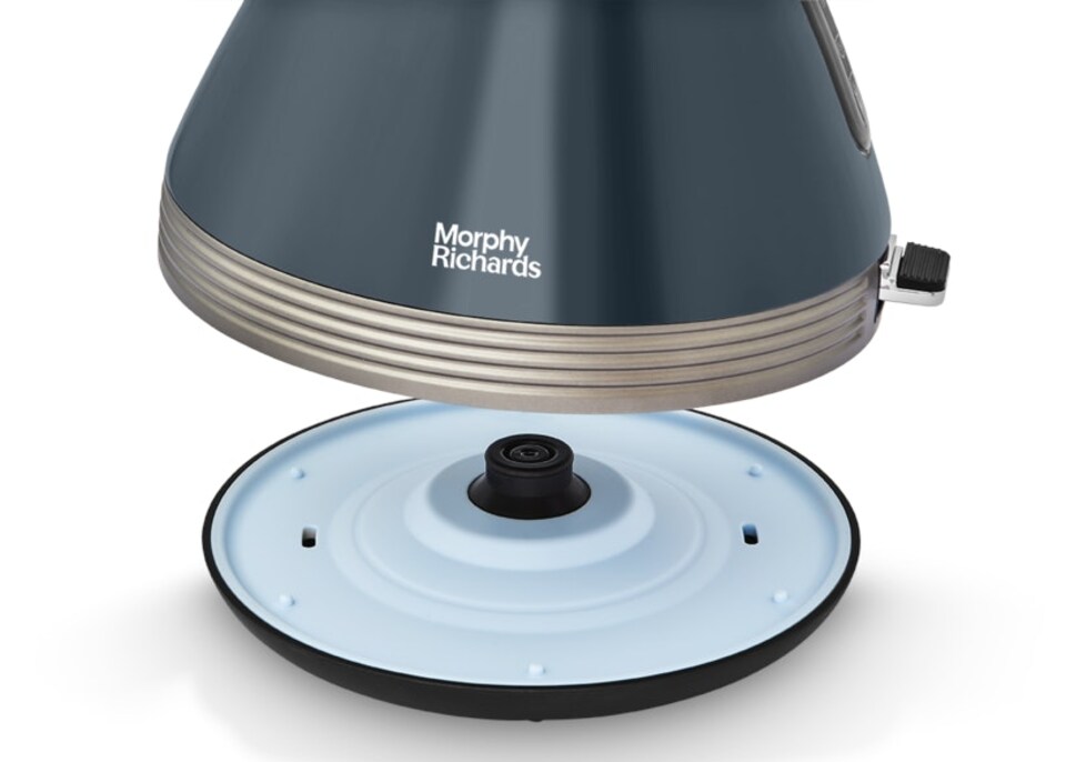 image 1 of Morphy Richards Venture Retro Pyramid Kettle Basalt