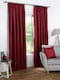 image 1 of Sophia Cushion Cover with Cusion Pads (45x45 cm) | Red | 45 x 45 cm | 1