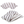 Grey & white zebra print