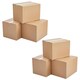 image 3 of 50 x Single Wall 8 x 6 x 6" (203x152x152mm) Strong Cardboard Shipping Boxes For House Moving & Storage Brown