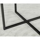image 3 of Furniturebox Adley Wooden and Black Metal Round Storage Dining Table