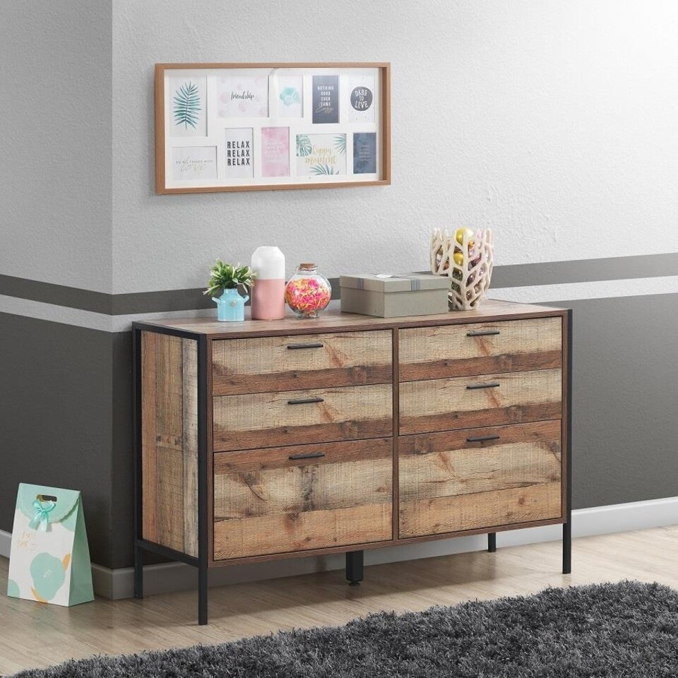image 1 of Stretton 6 Drawer Chest of Drawers