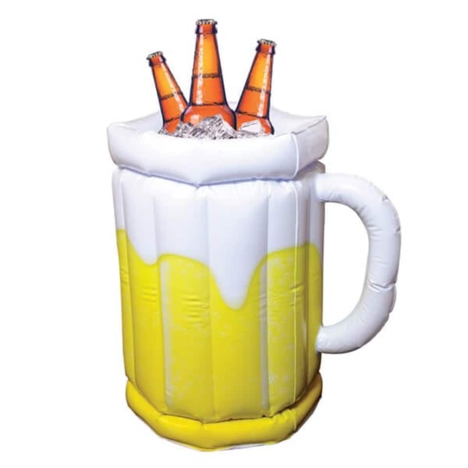 image 1 of Beer O'Clock Inflatable Beer Cooler