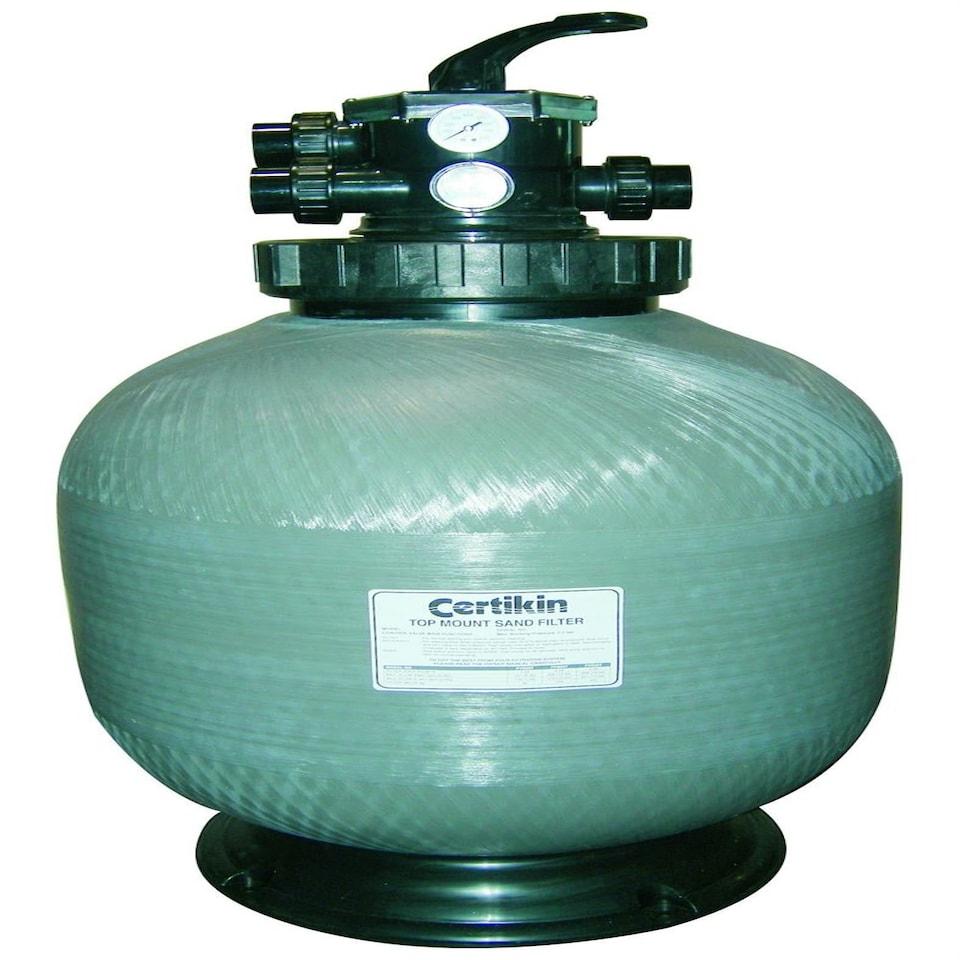 image 1 of Certikin 30" (760Mm) Vision Side Mount Filter - 21.12M³/Hr - 210Kg Sand (ZZFVS30)