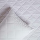 image 5 of Homescapes Quilted Mattress Protector - Single | White | Single