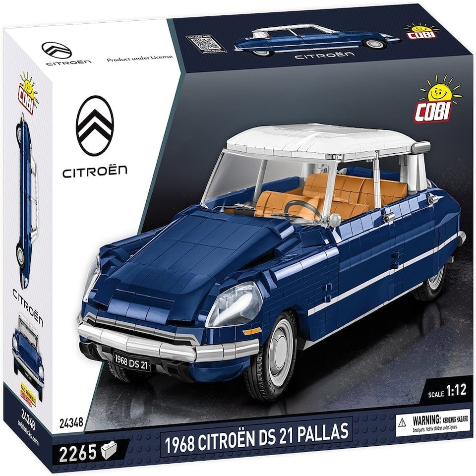 image 1 of Citroen DS.21 Pallas 1968 brick car model - COBI 24348 - 2265 bricks