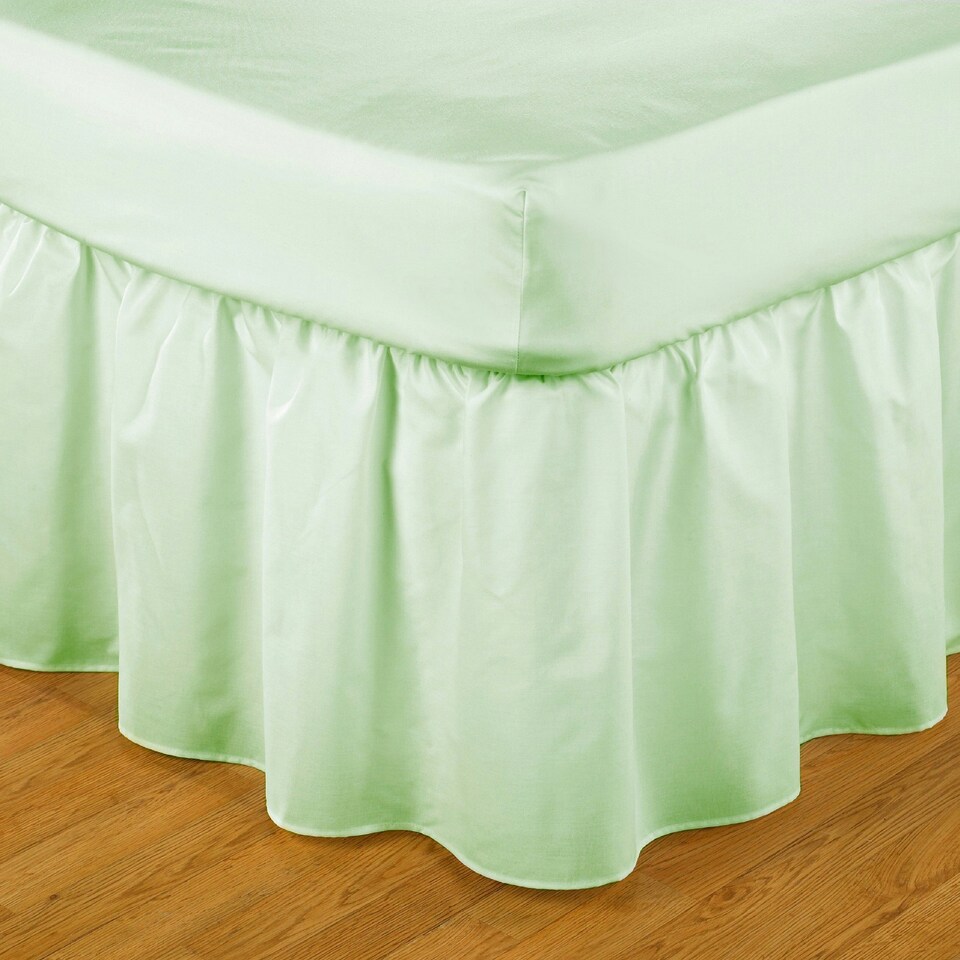 image 1 of Belledorm Easy Fit Frilled Platform Valance - Willow - Single