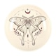 image 2 of Something Different Luna Moth Incense Holder - Beige/Grey - One Size