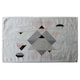 image 1 of Pink & Grey Geometric Triangles (Kitchen Towel)