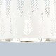image 4 of First Choice Lighting Set of 2 Spruce White Cut Out Shades with Chrome Inner White | Chrome