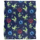 image 1 of Jurassic Park Camp Cretaceous Graffiti Blanket - Multicoloured - One Size