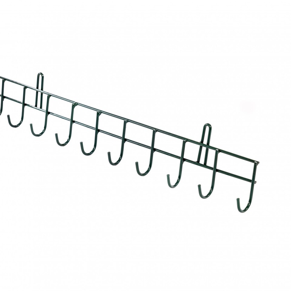 image 1 of 16 Hook Wall Mounted Garden Tool Storage Rack Hanger Shed & Garage