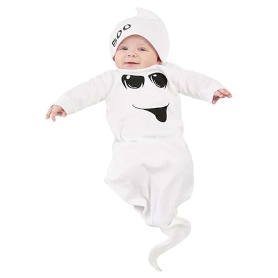 image 1 of Ghost Fancy Dress Costume Unisex Baby - 9-12 Months