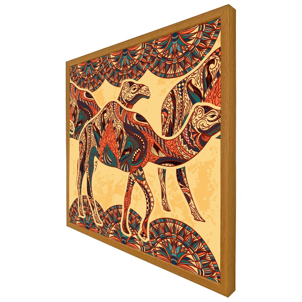 image 1 of Camels (Picutre Frame) Brown | M
