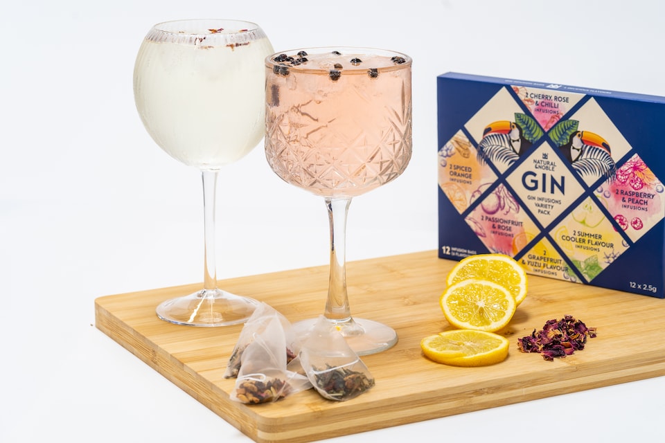 image 1 of Gin Infusions Variety Gift Pack | Make Your Own Delicious Flavoured Gin | 12 Delicious Infusion Bags for Gin Drinks