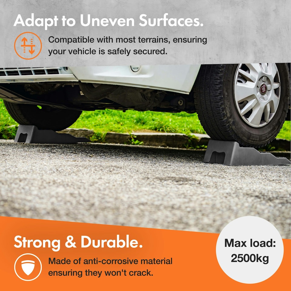 image 1 of VonHaus Caravan Levelling Ramp Set