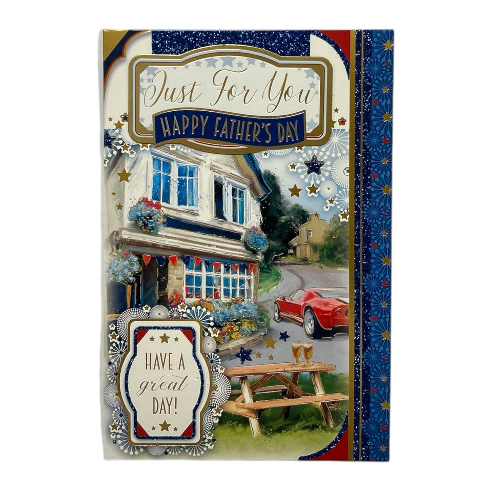 image 1 of Just For You Beautiful House Design Father's Day Card