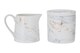 image 1 of Marble Luxe Sugar Pot And Creamer
