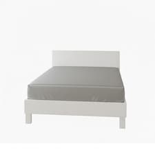 Polycotton Fitted Sheet Extra Deep 40cm Skirt Easy Care | Silver | Small Double