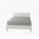 image 1 of Polycotton Fitted Sheet Extra Deep 40cm Skirt Easy Care | Silver | Small Double