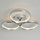 image 3 of BHS Lena Flush Ceiling Light, Silver Grey | Silver