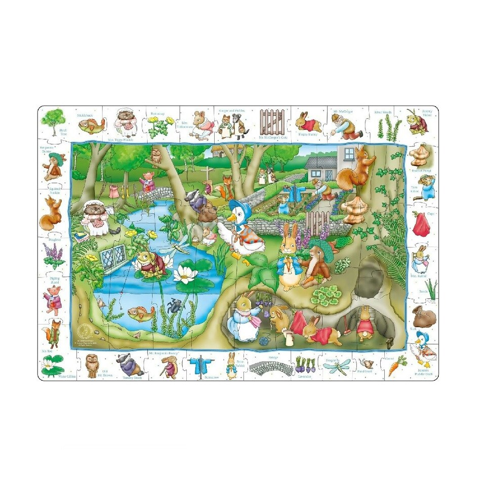 image 1 of Orchard Toys World Of Peter Rabbit Mr Mcregor’s Garden 50 Piece Jigsaw Puzzle