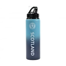 Scottish FA Fade Aluminium 750ml Water Bottle - Blue/White - One Size
