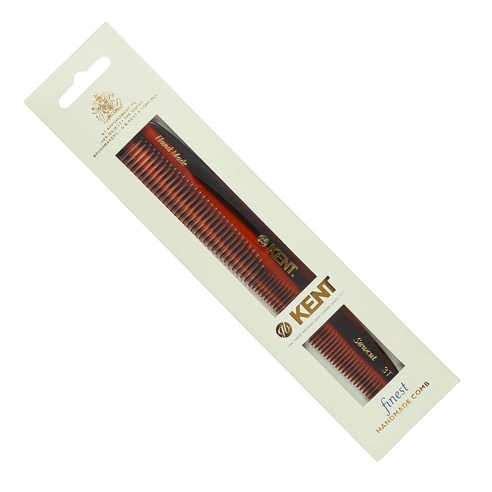 image 1 of Kent Brushes Handmade 167mm Comb Thick/Fine Hair